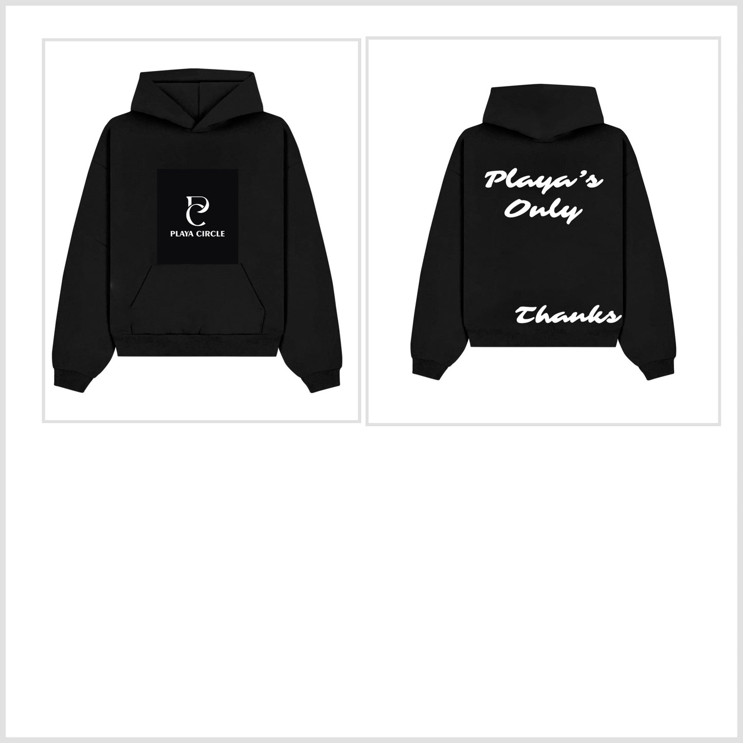 Playa circle playas only  hoodie